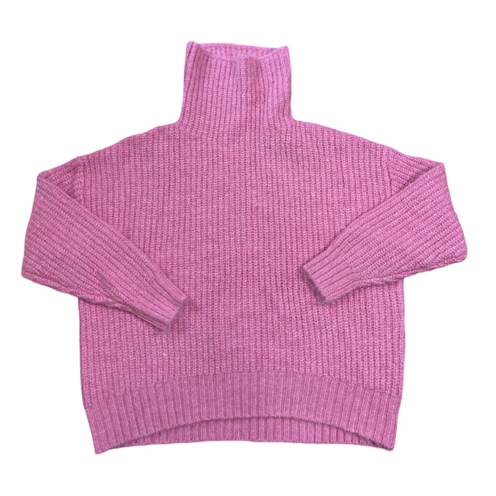 NEW PISTOLA ashley turtleneck sweater in aurora pink
